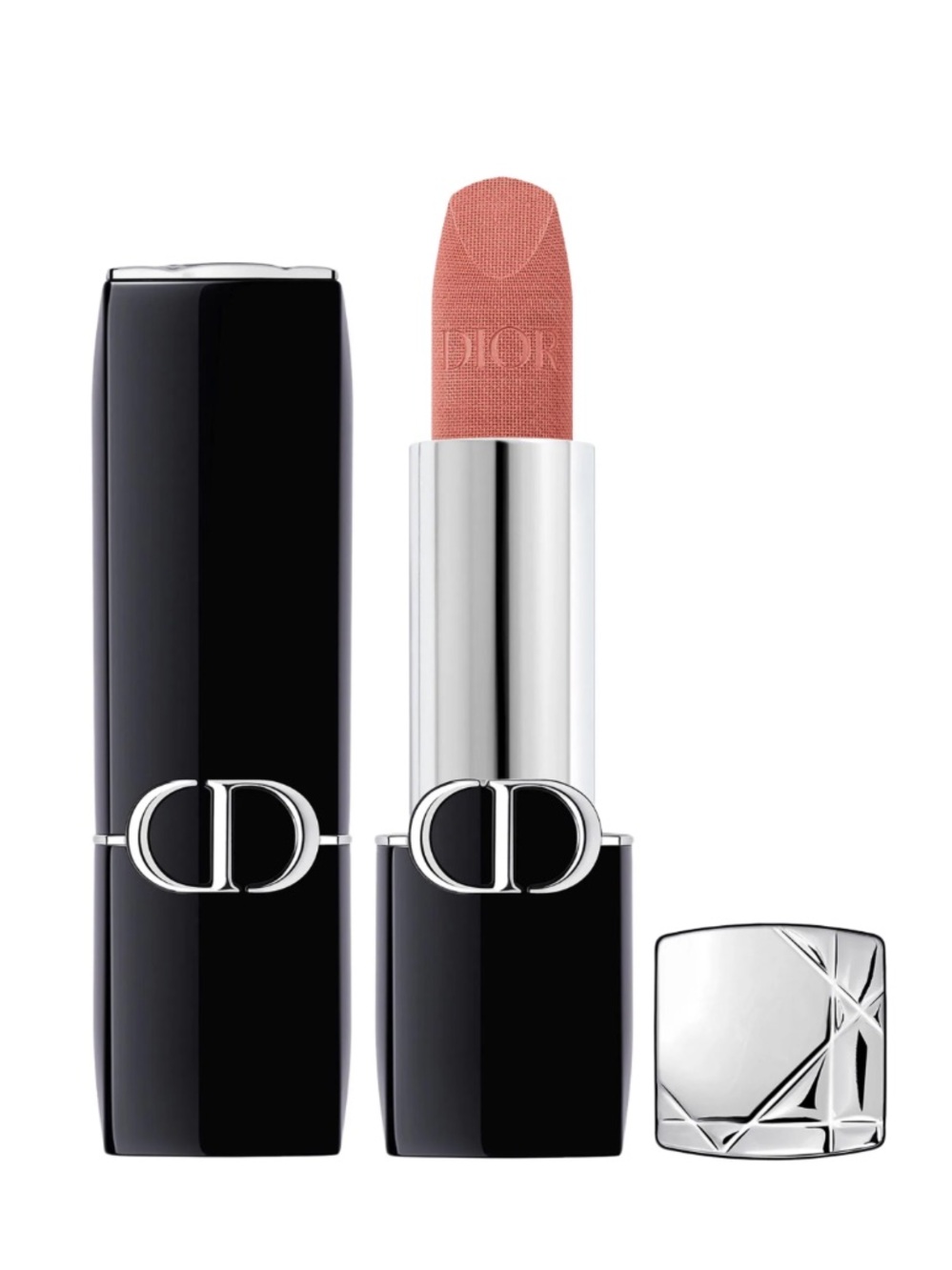 NIB Dior Rouge Nude Look 100 Velvet Dior Lipstick mini 1.5g
